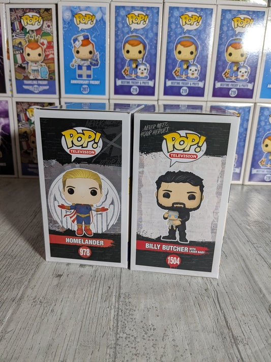 Funko pop The Boys - Homelander & Billy Butcher (Bundle)