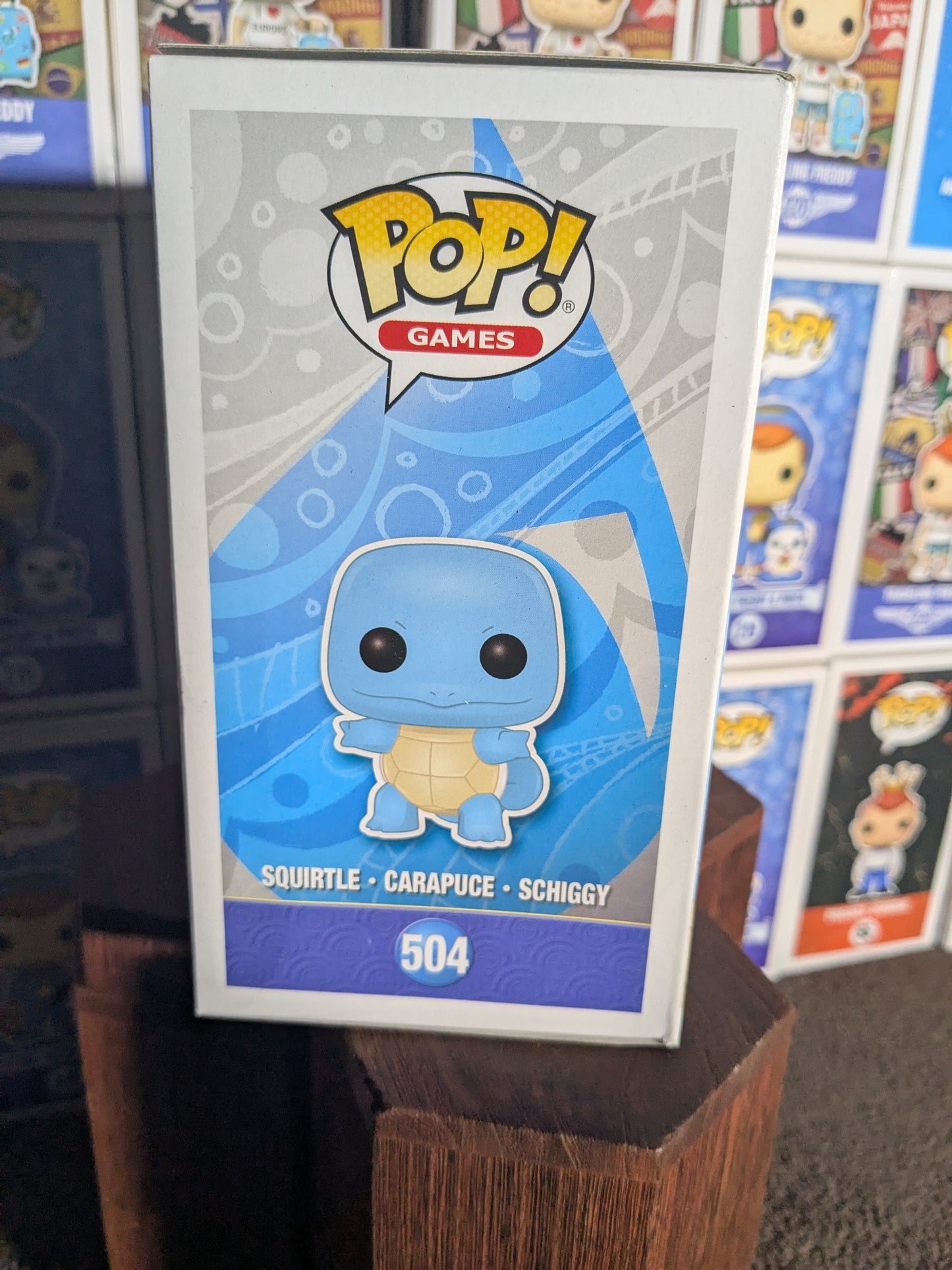 Funko pop 504 : Squirtle / Carapuce / Schiggy (Diamond/SC2021)(Damaged Box)