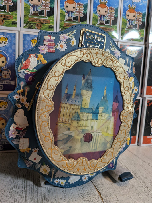 Loungefly - Harry Potter Hogwarts Castle Cameo Lenticular Mini Backpack ✨