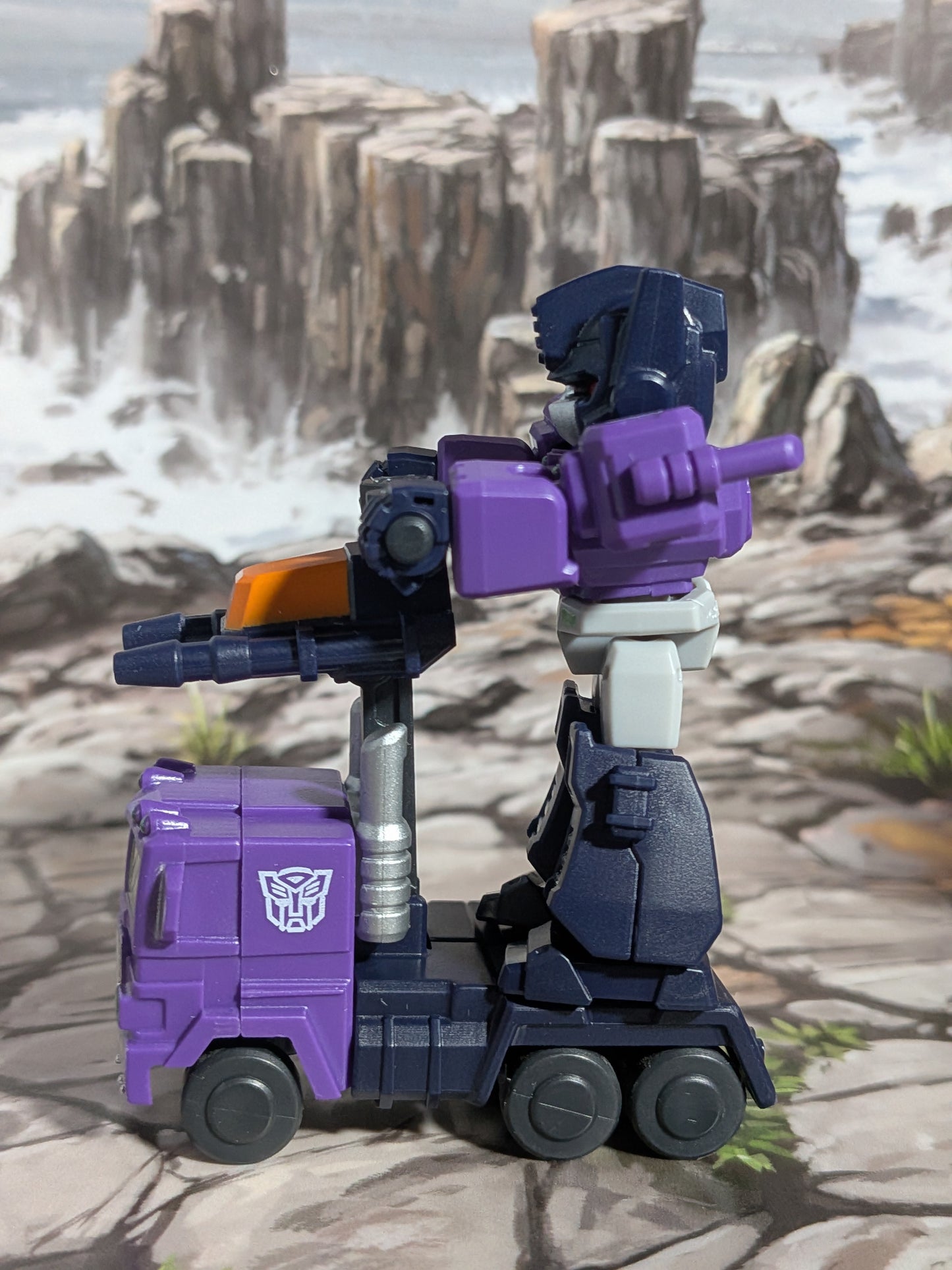 Blokees - Transformers - Shattered Glass Optimus Prime (Heavy Metal War) - Bundle Robot & Véhicule