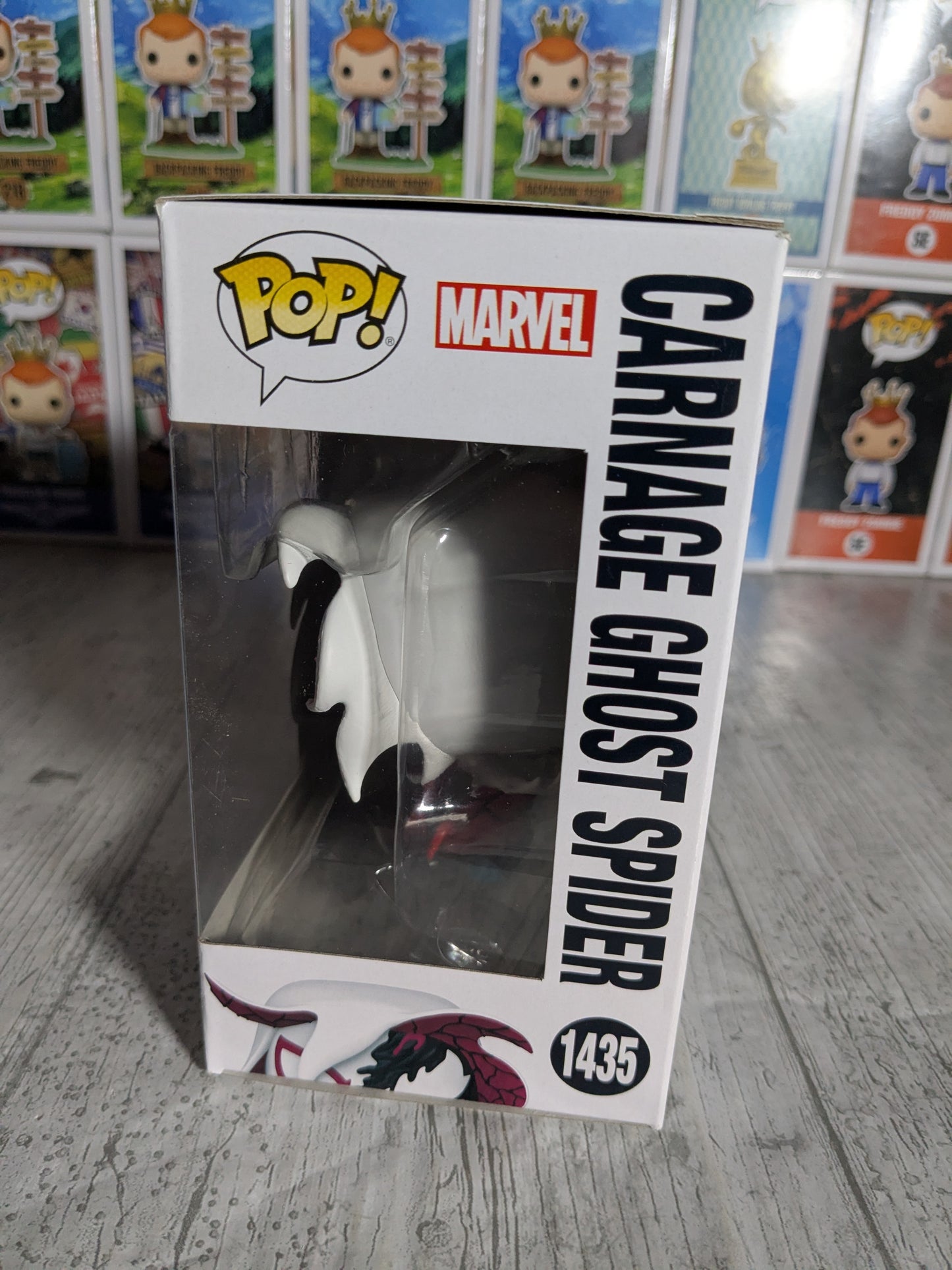 Funko pop 1435 : Carnage Ghost Spider (Opened)