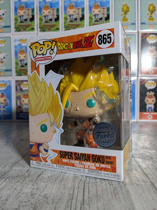 Funko pop 865 : Super Saiyan Goku with Energy