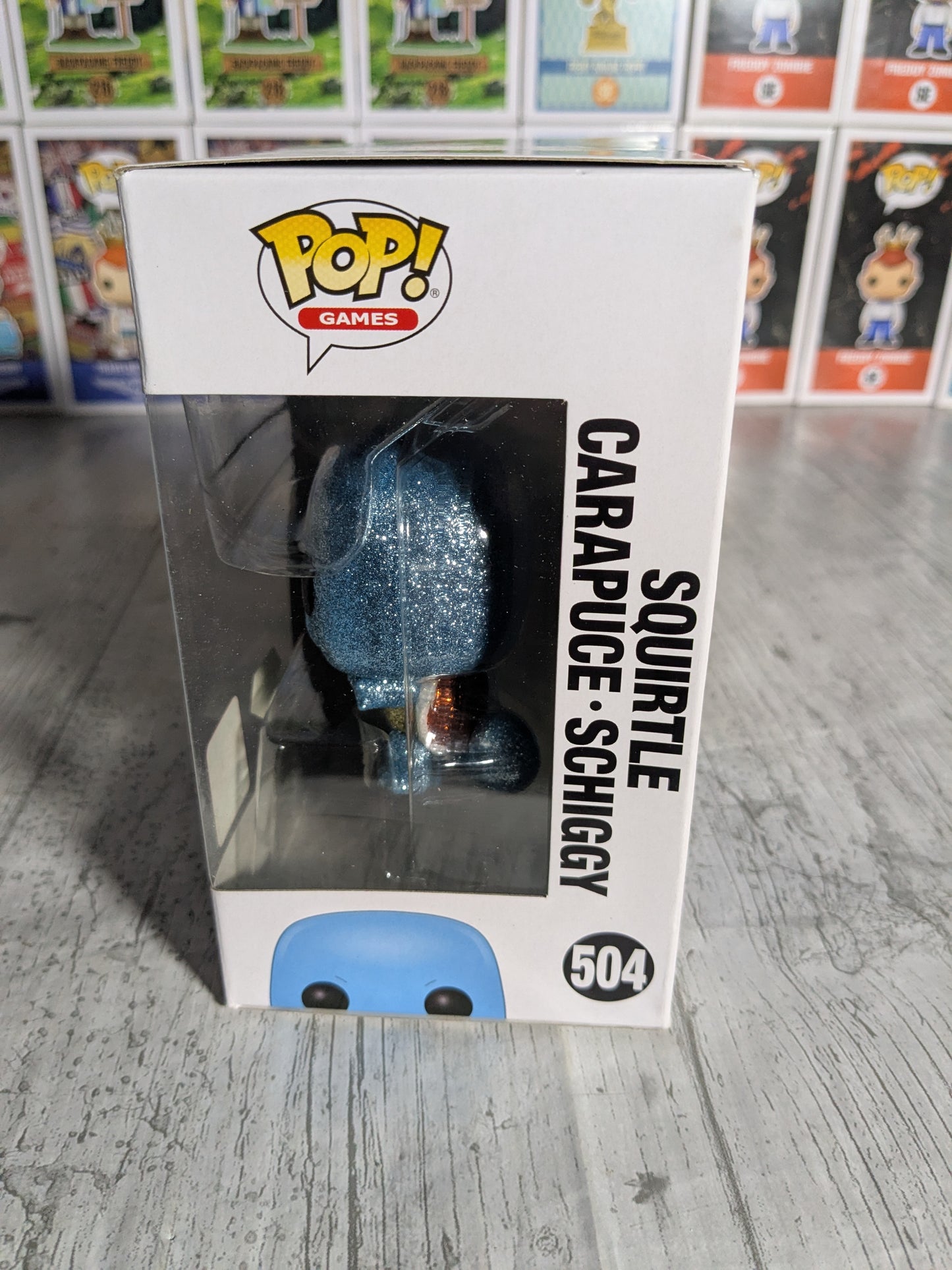 Funko pop 504 : Squirtle / Carapuce / Schiggy (Diamond/SC2021)(Damaged Box)