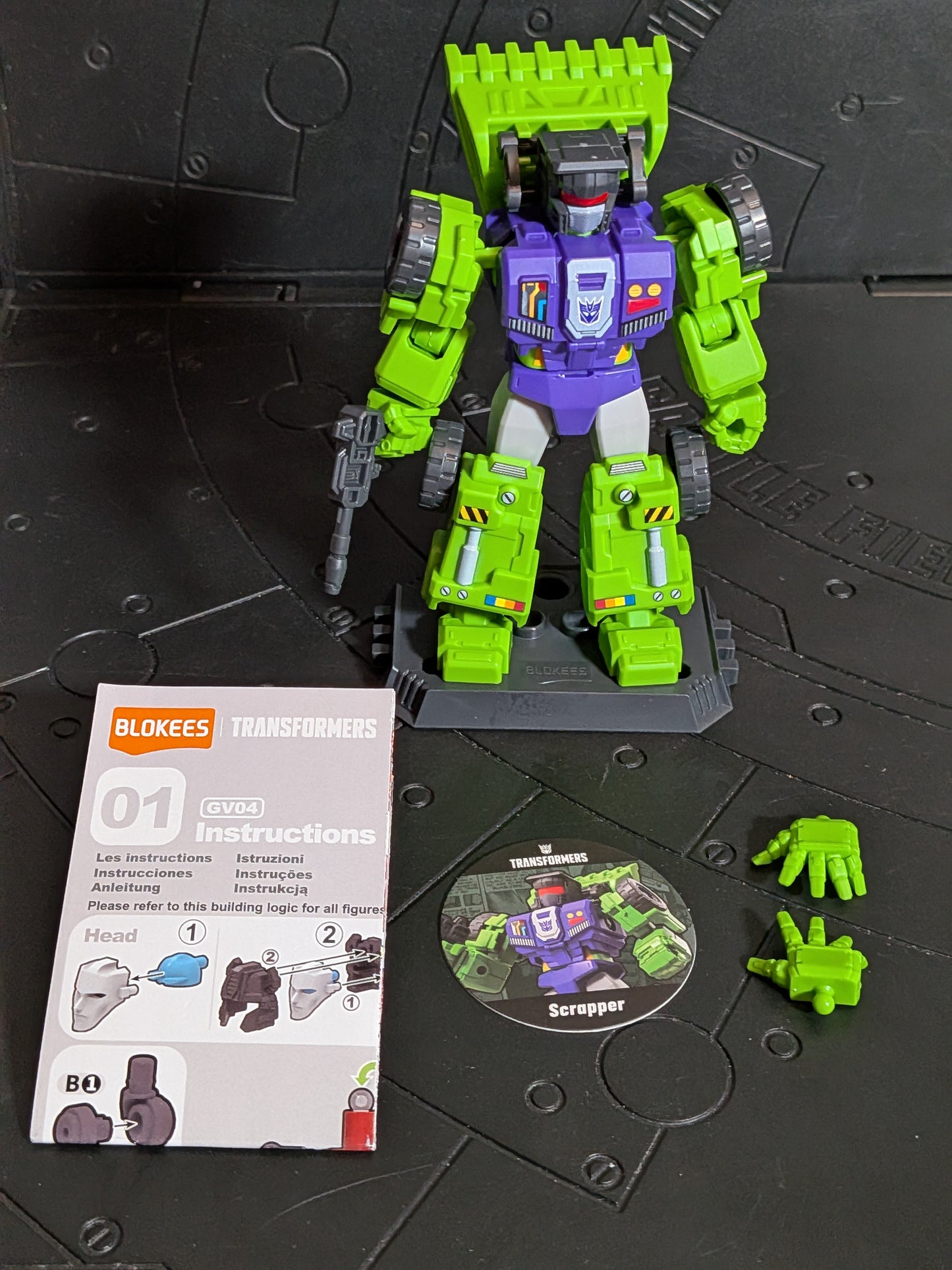 Blokees - Transformers Galaxy Version 04 - Scrapper (~10-12cm)