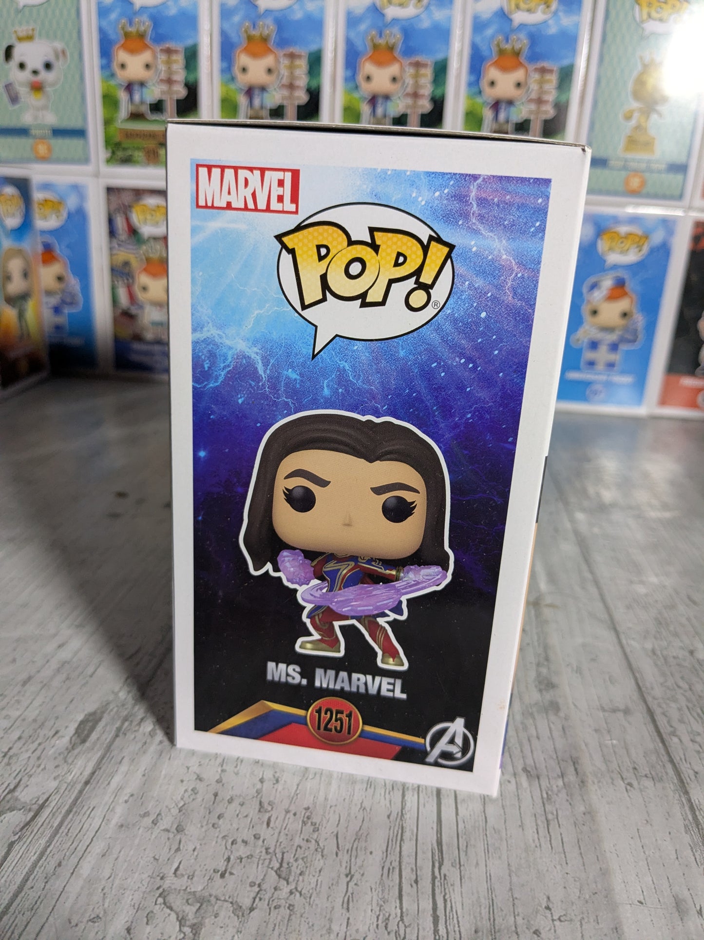 Funko pop 1251 : Ms. Marvel (Glow)