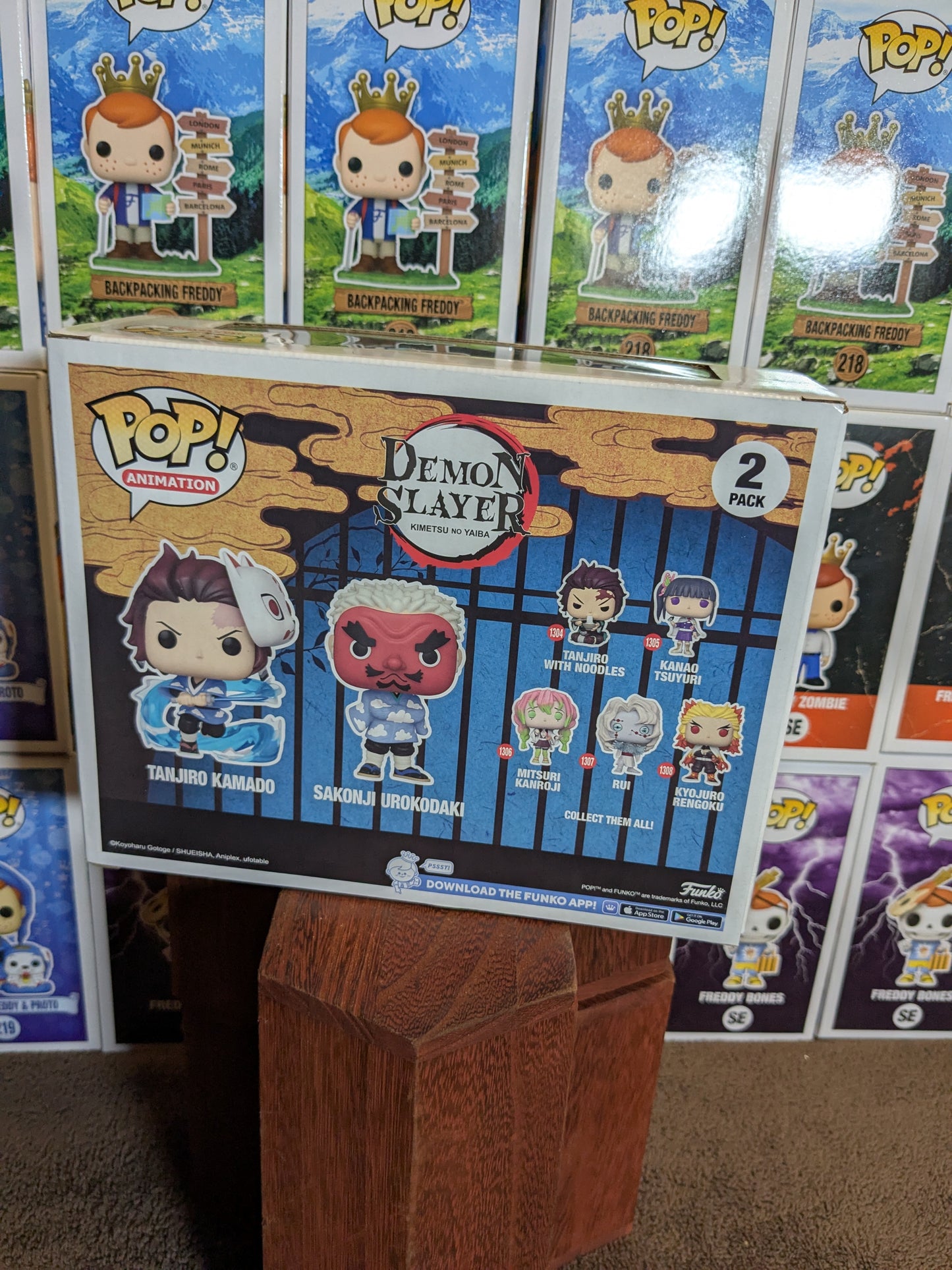 Funko pop : Tanjiro Kamado & Sakonji Urokodaki (SC2023)