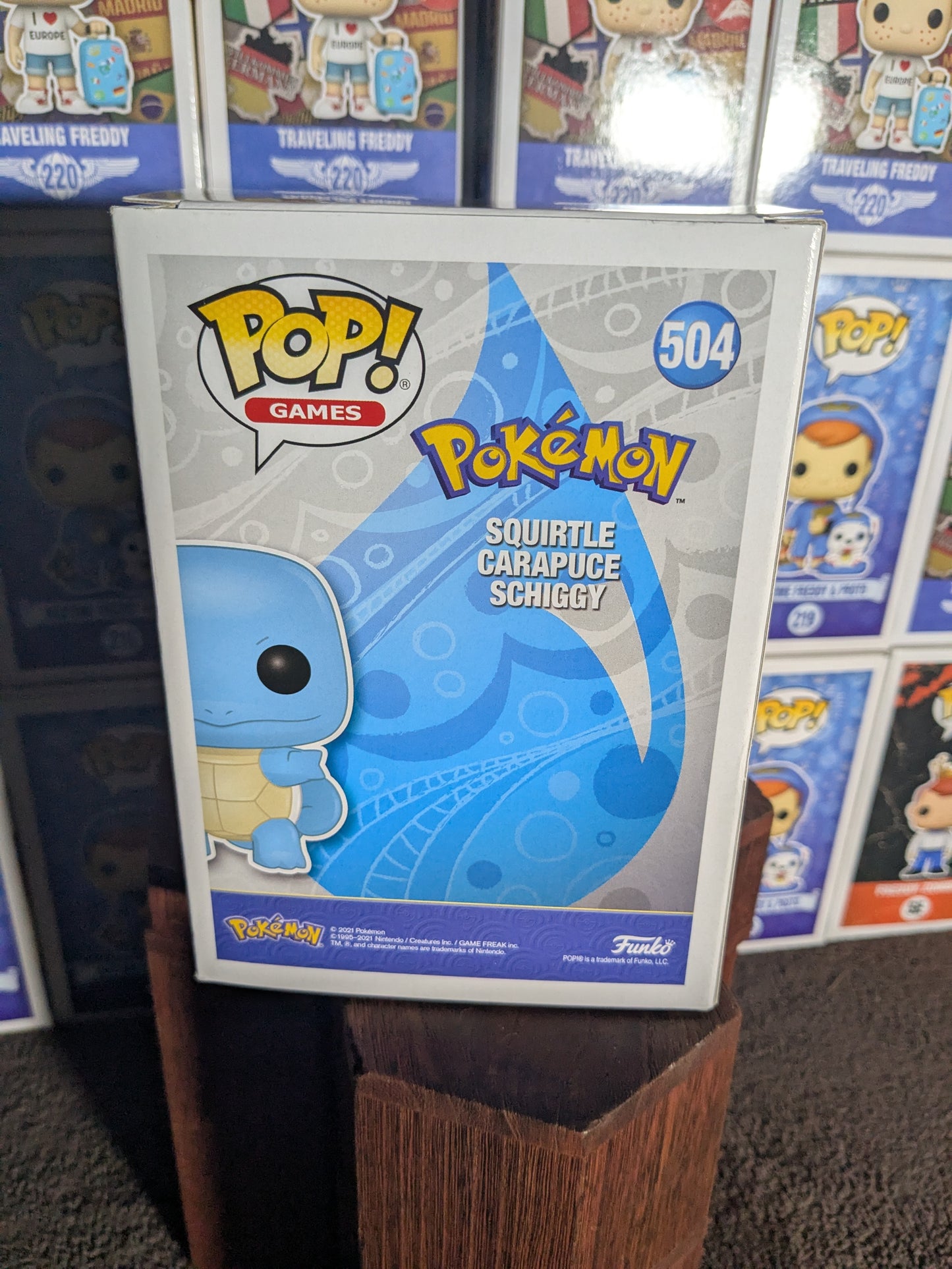 Funko pop 504 : Squirtle / Carapuce / Schiggy (Diamond/SC2021)(Damaged Box)