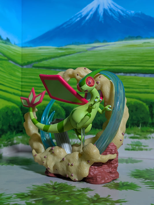 Re-Ment Pokémon Circular Diorama Collection 2 - Libégon | Flygon (~10cm)