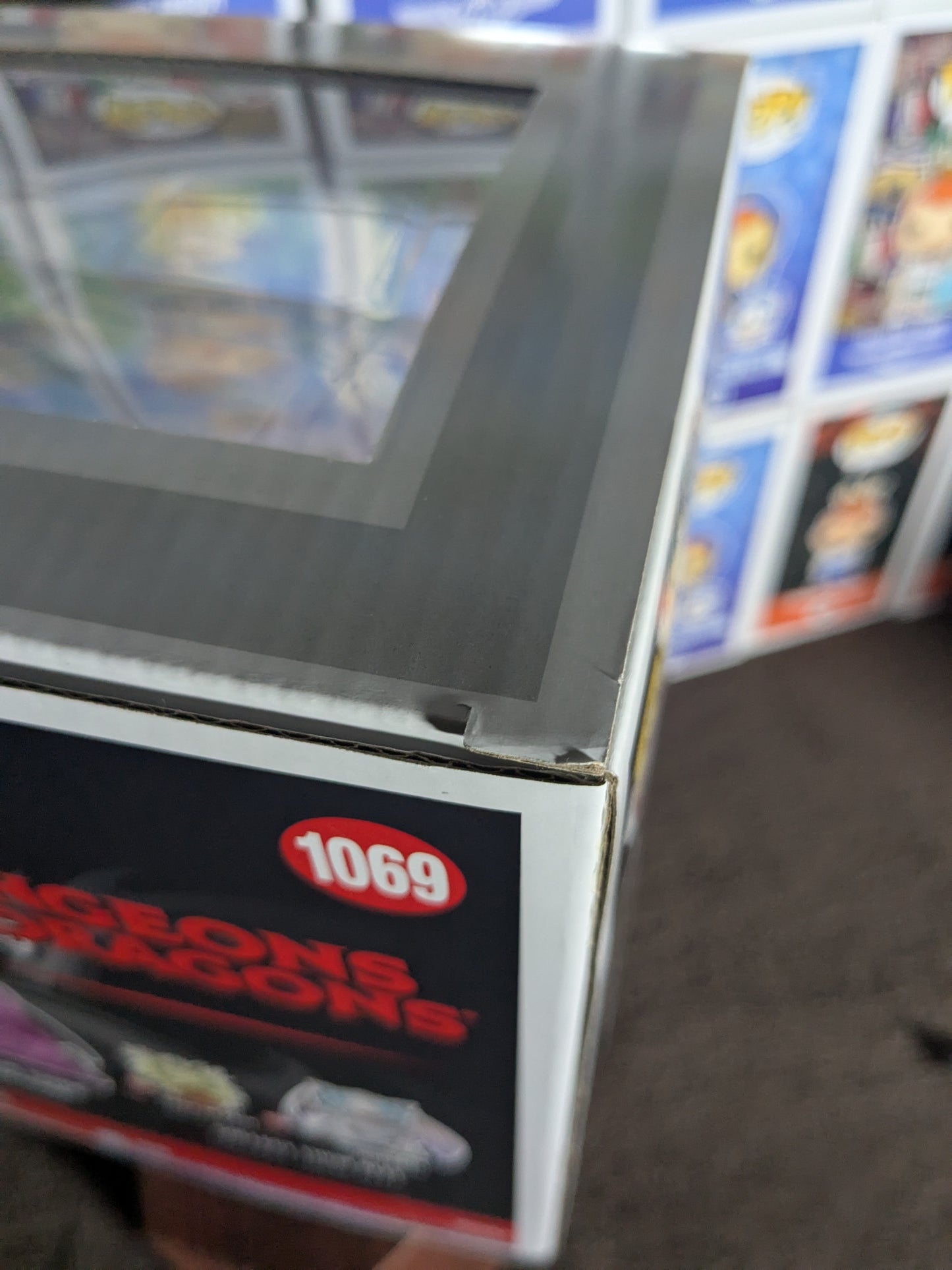 Funko pop 1069: Cubo gelatinoso con Dracolich (plastica luminosa/aperta/danneggiata)