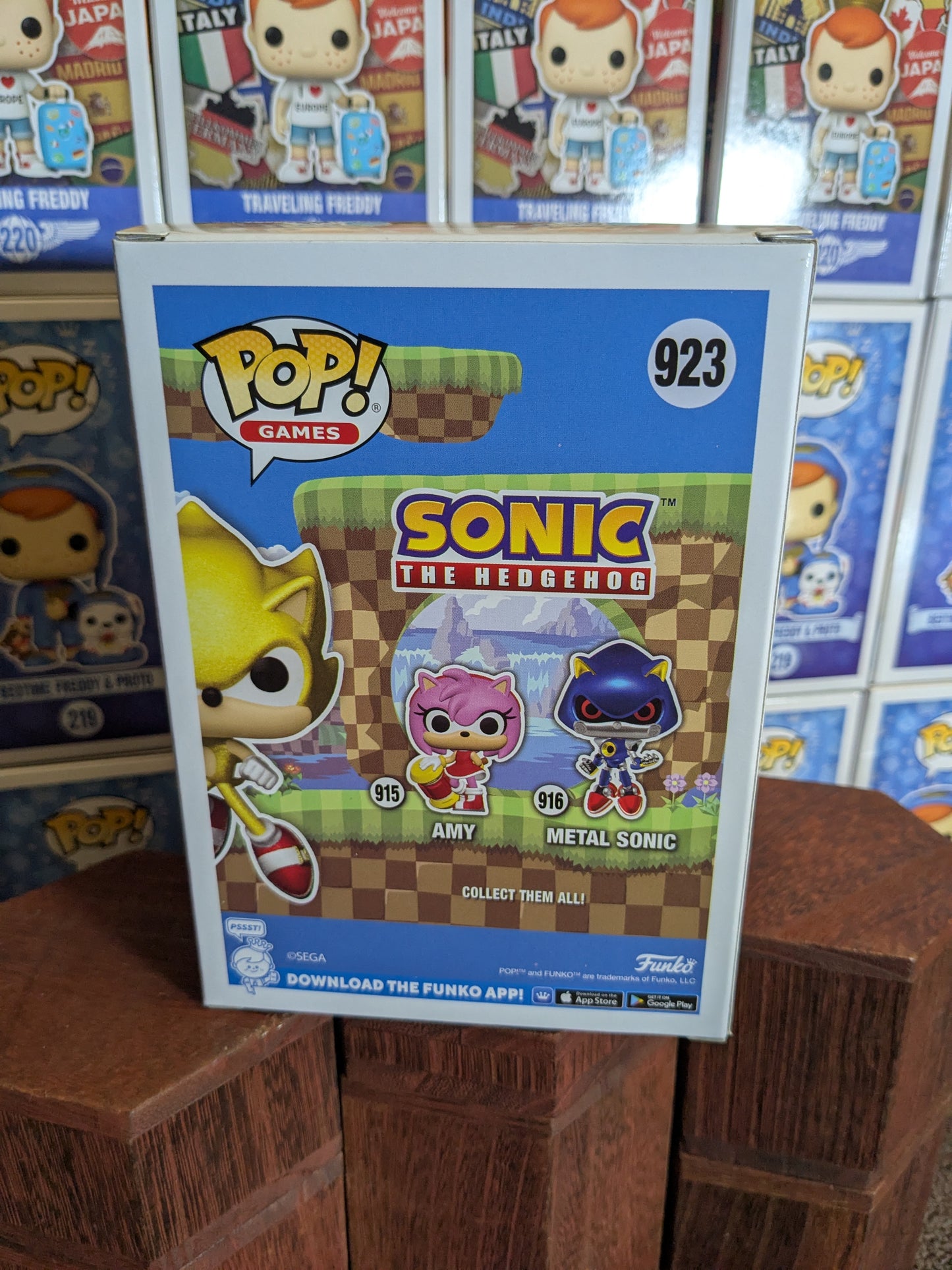 Funko pop 923 : Super Sonic (Chase/Protector)