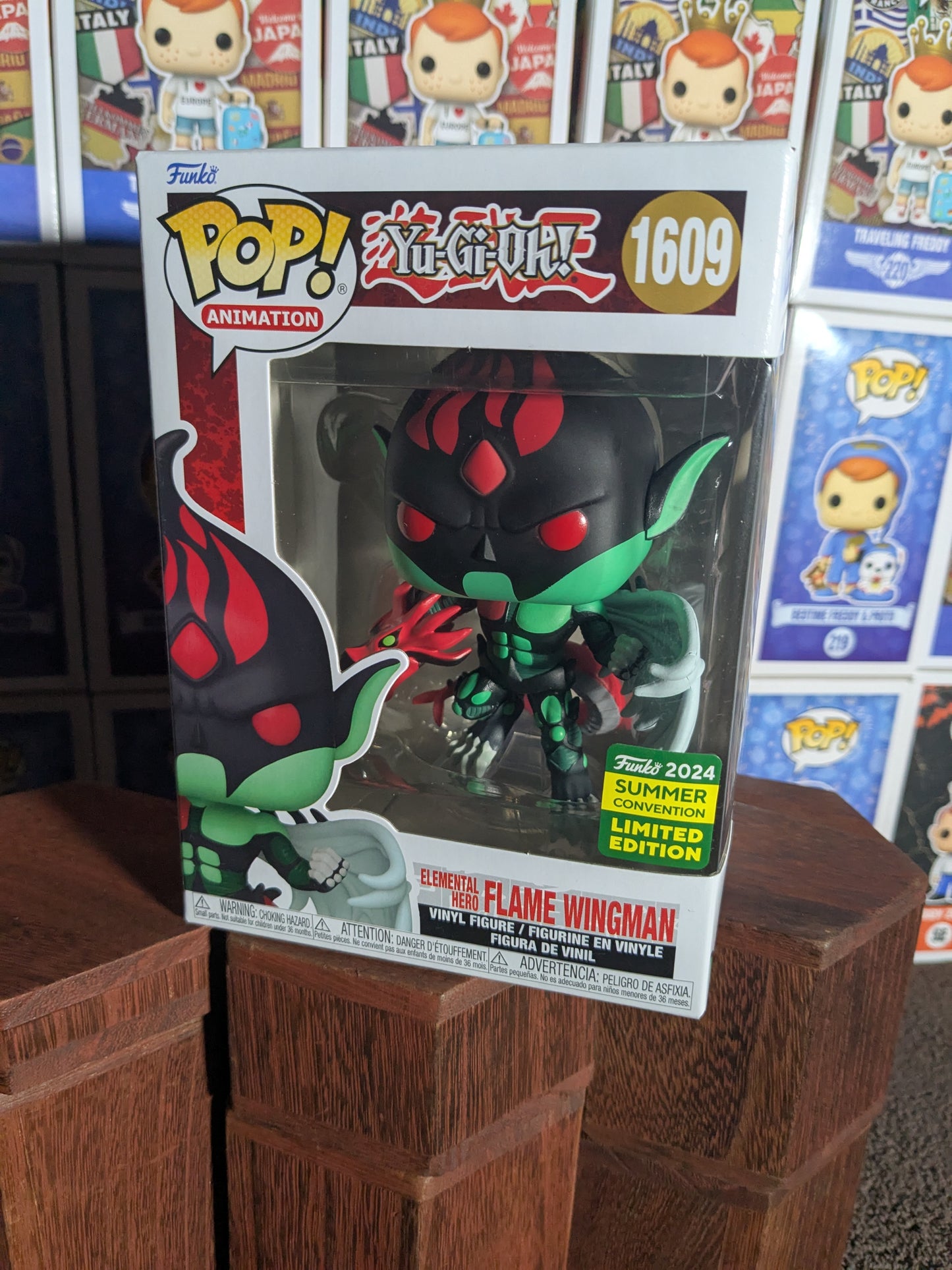 Funko Pop 1609: Elemental Hero Flame Wingman (SC2023)