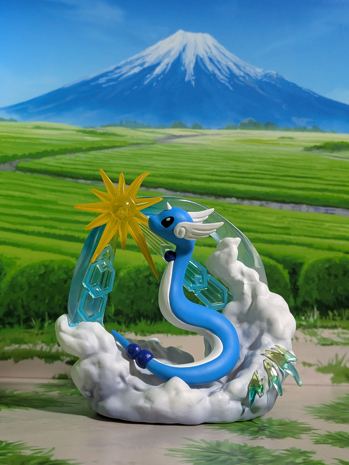 Re-Ment Pokémon Circular Diorama Collection 2 - Draco | Dragonair (~10cm)
