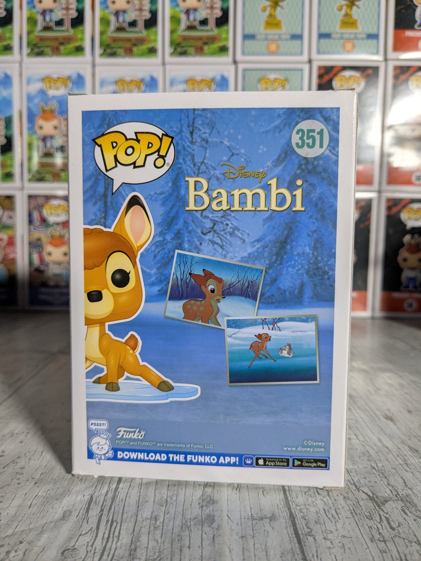 Funko pop 351 - Bambi (Funko x Loungefly/3000PCS/Flocked/Damaged Box)