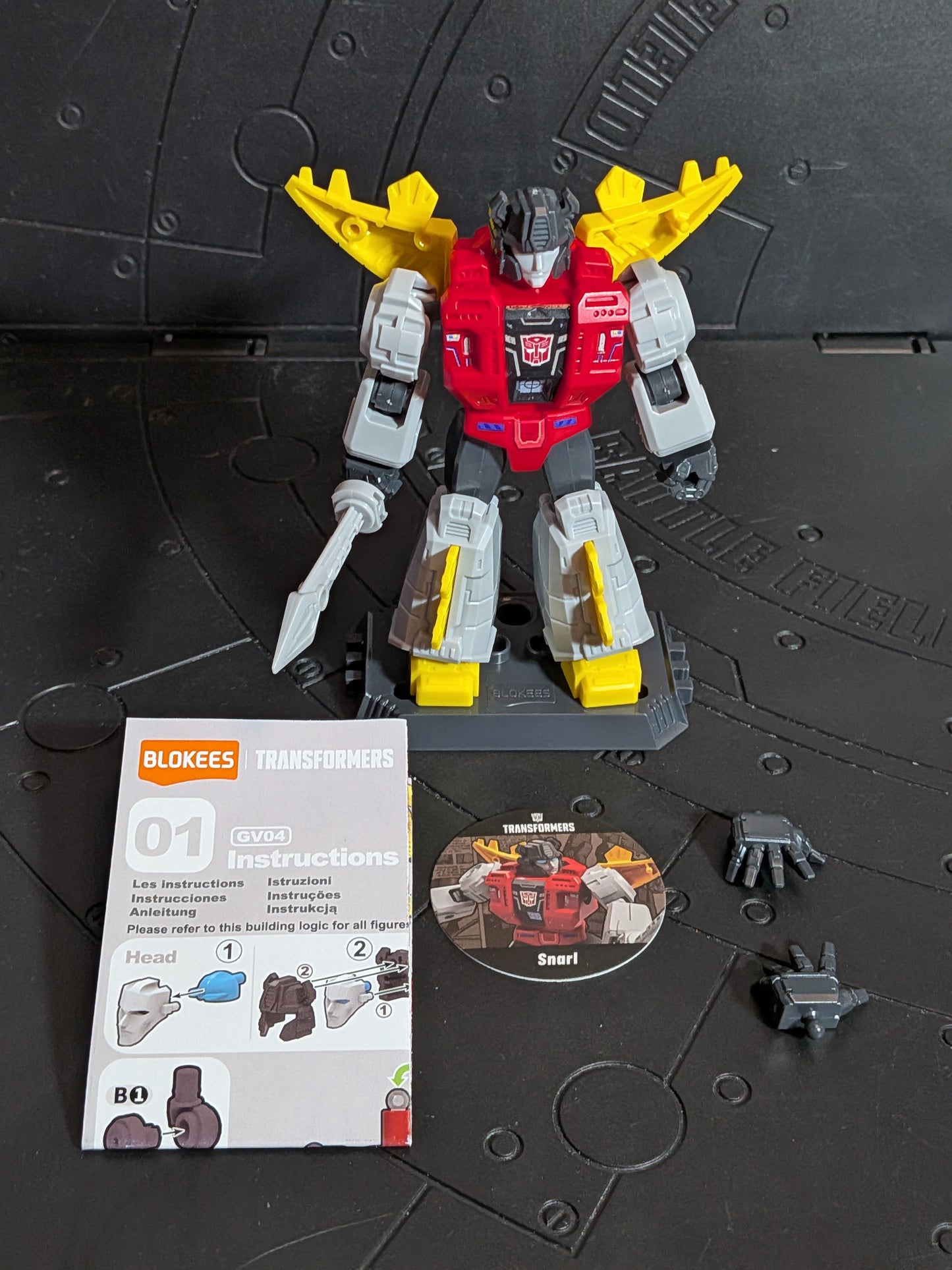 Blokees - Transformers Galaxy Version 04 - Snarl (Robot Mode) (~10-12cm)