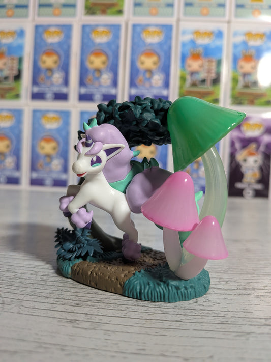 Re-Ment Pokémon - Ponyta de Galar - Circular Diorama