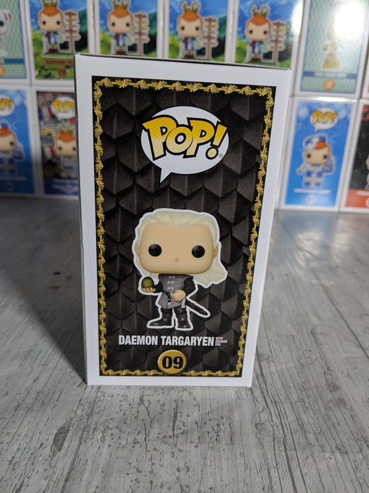 Funko pop House of the Dragon #09 - Daemon Targaryen with Dragon Egg