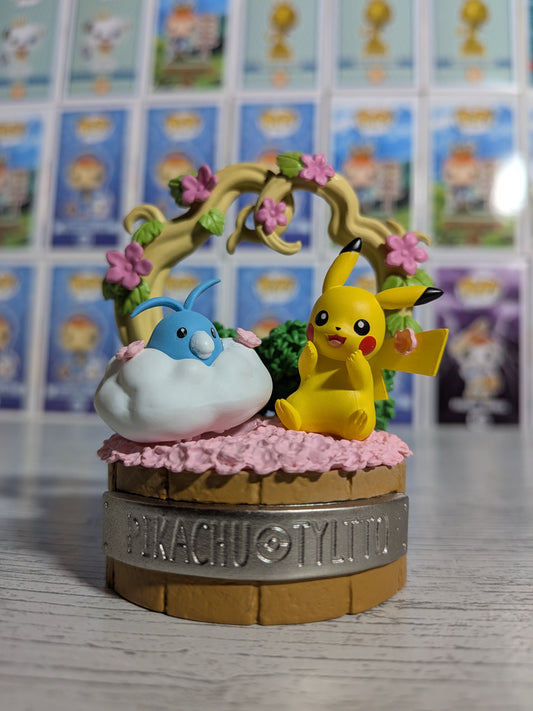 Re-Ment Pokémon - Pikachu & Tylton / Swablu - Tale of the Forest 2