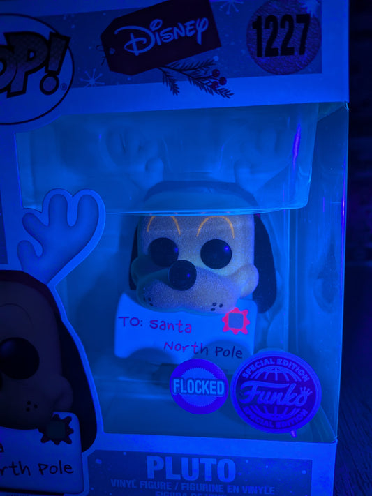Funko Pop Disney #1227 - Pluto (Flocked)