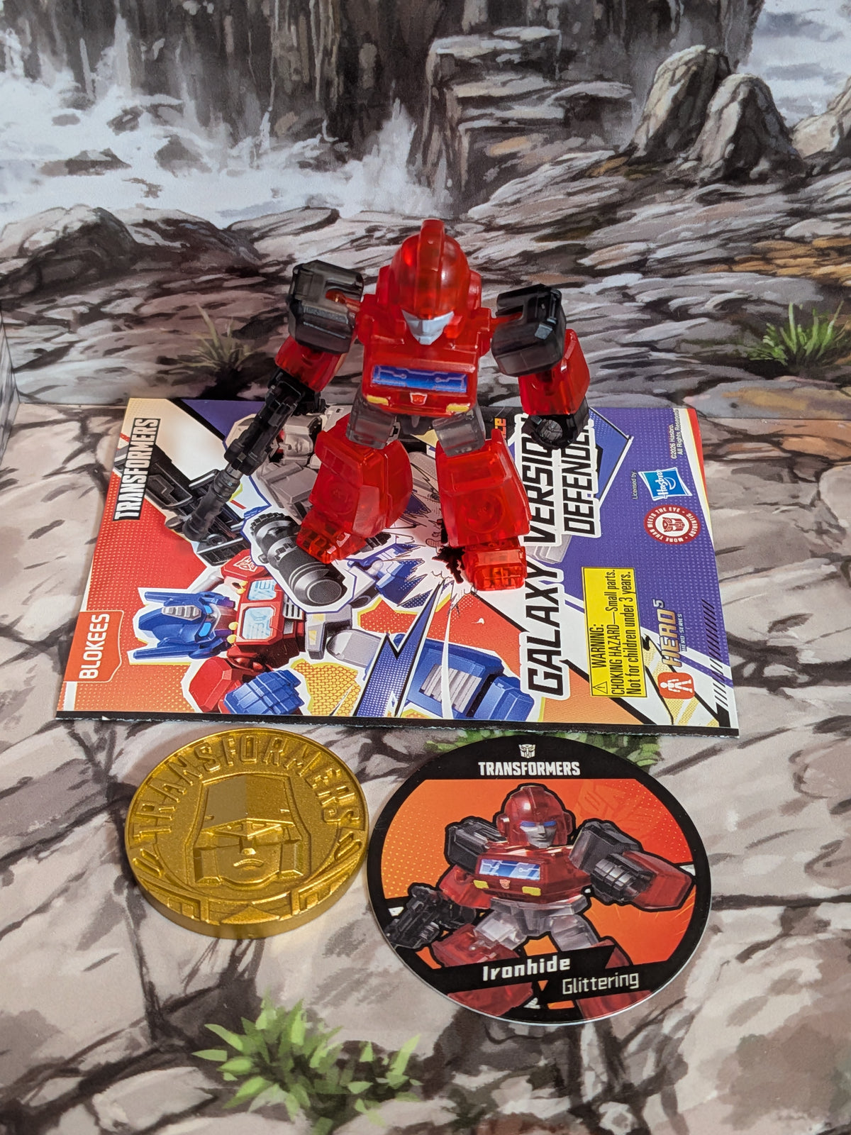 Blokees - Transformers Galaxy Shining (DV01) - Glittering Ironhide (ca. 4-6cm)