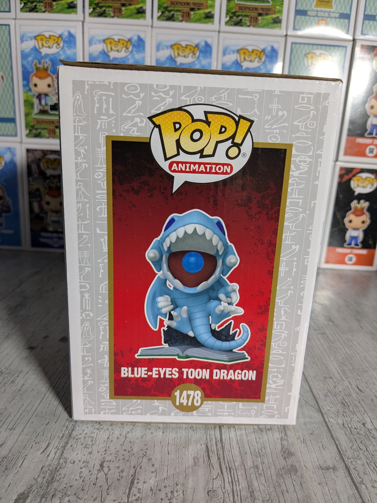 Funko pop 1478 : Blue-Eyes Toon Dragon (Glow/Damaged Box/Opened)