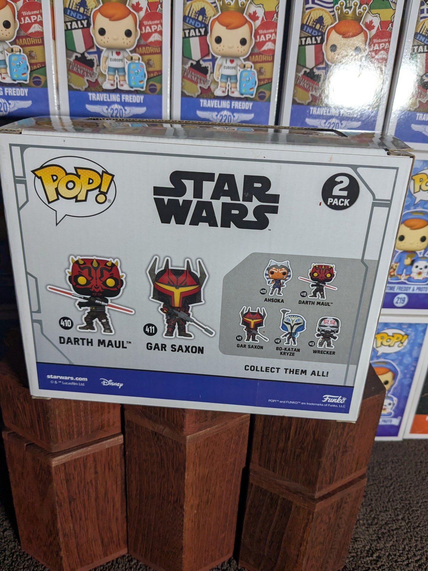 Funko pop : Darth Maul & Gar Saxon (Glow/Damaged Box) - CapyToys