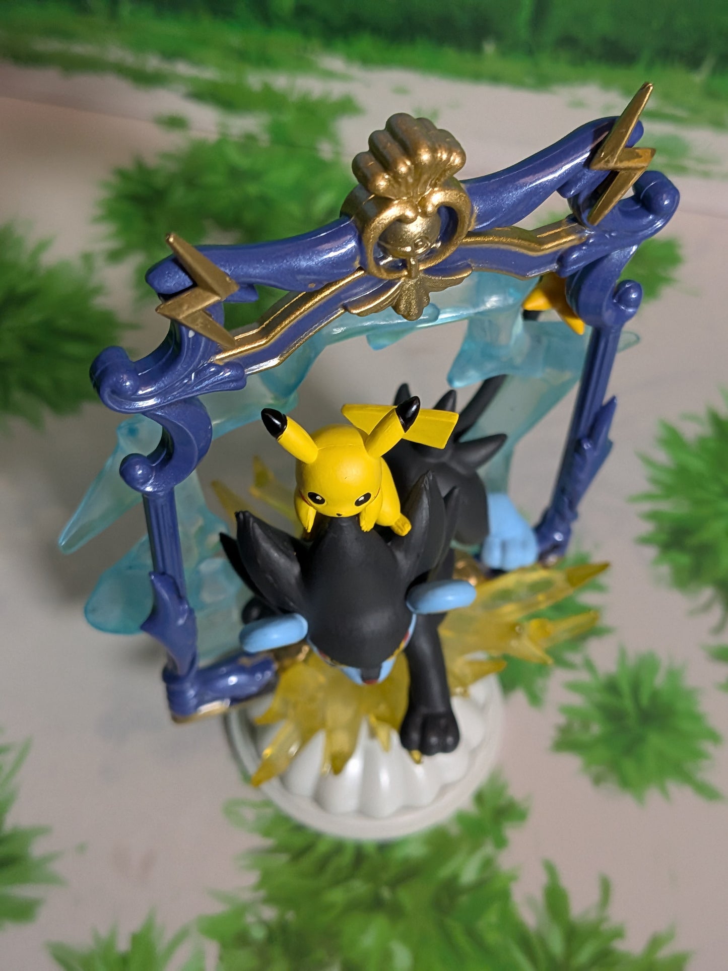 Re-Ment Pokémon - Pikachu & Luxray | Rentorar - Decorative Frame Collection 2