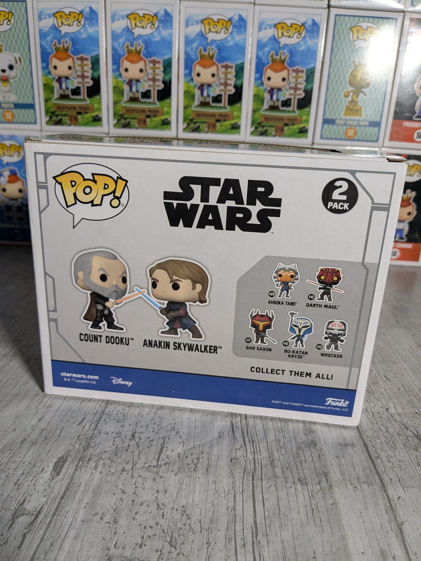 Funko pop : Count Dooku vs Anakin Skywalker (GameStop)