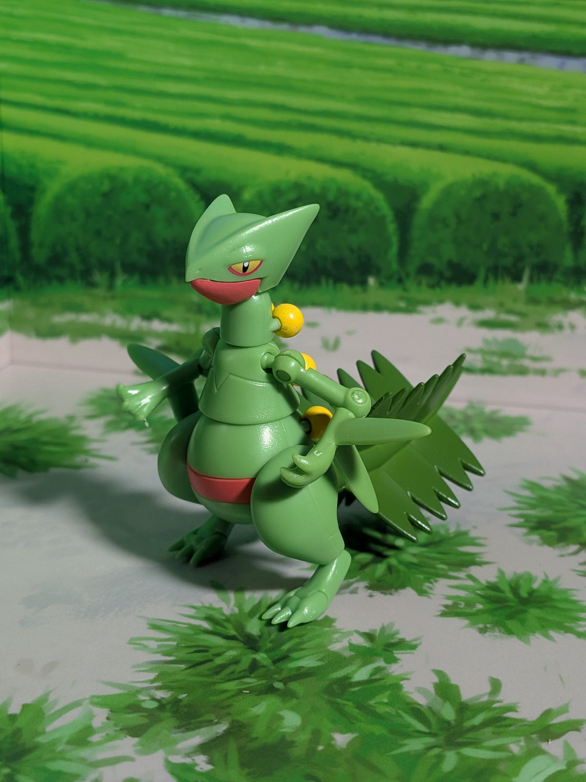 SHODO Pokémon 5 - Jungko | Sceptile (Figurine + Accessoire)