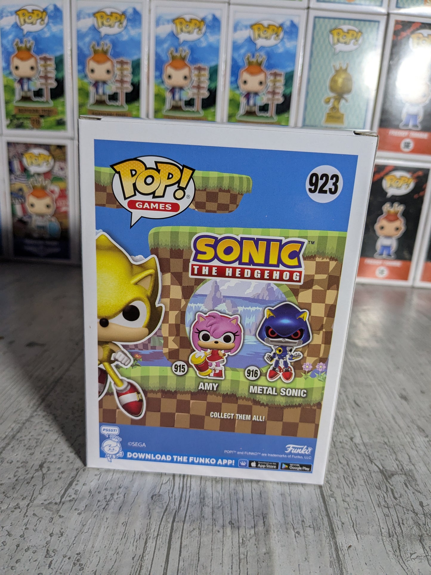 Funko pop 923 : Super Sonic (Chase/Protector)