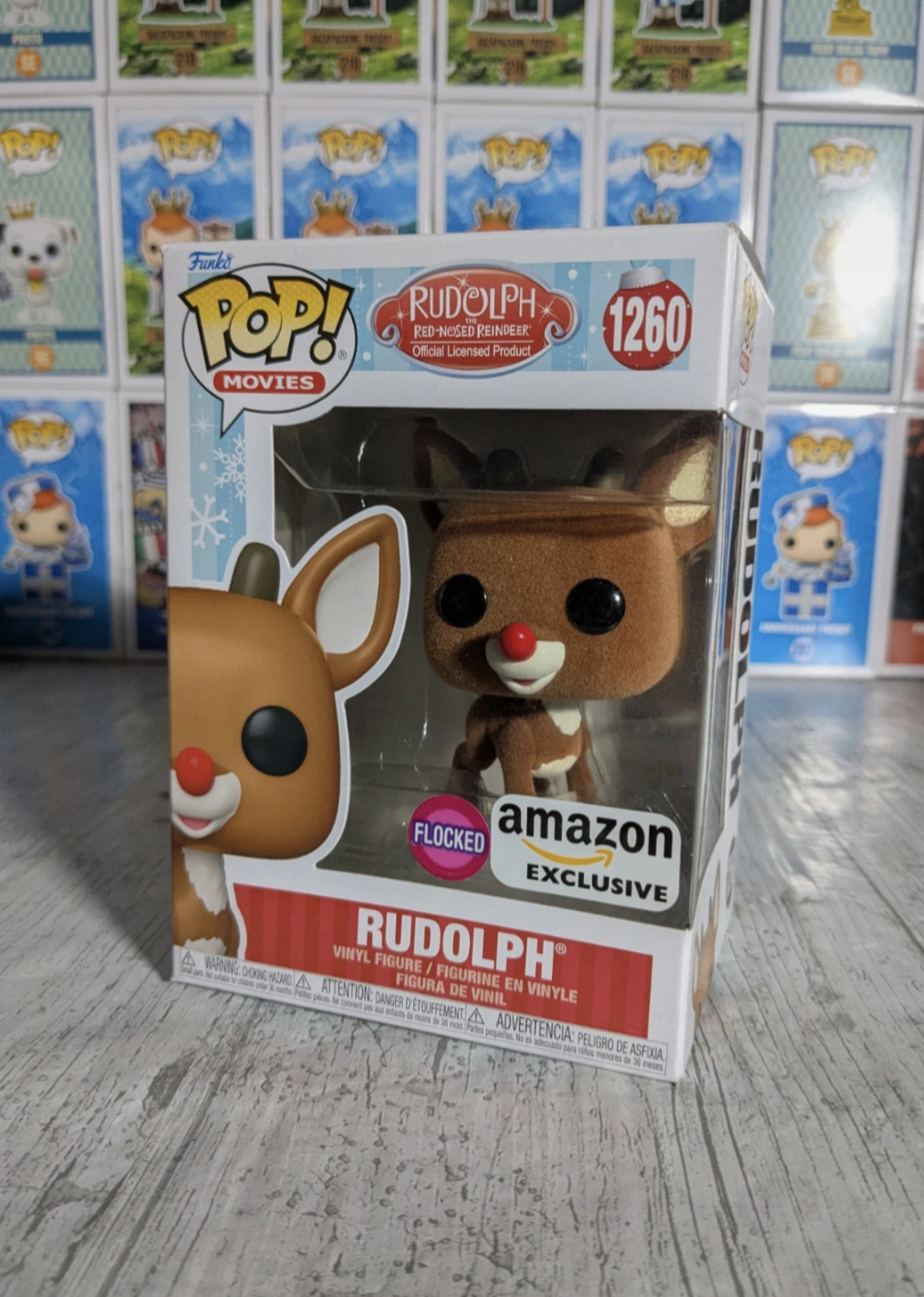 Funko pop 1260 : Rudolph (AE/Flocked)