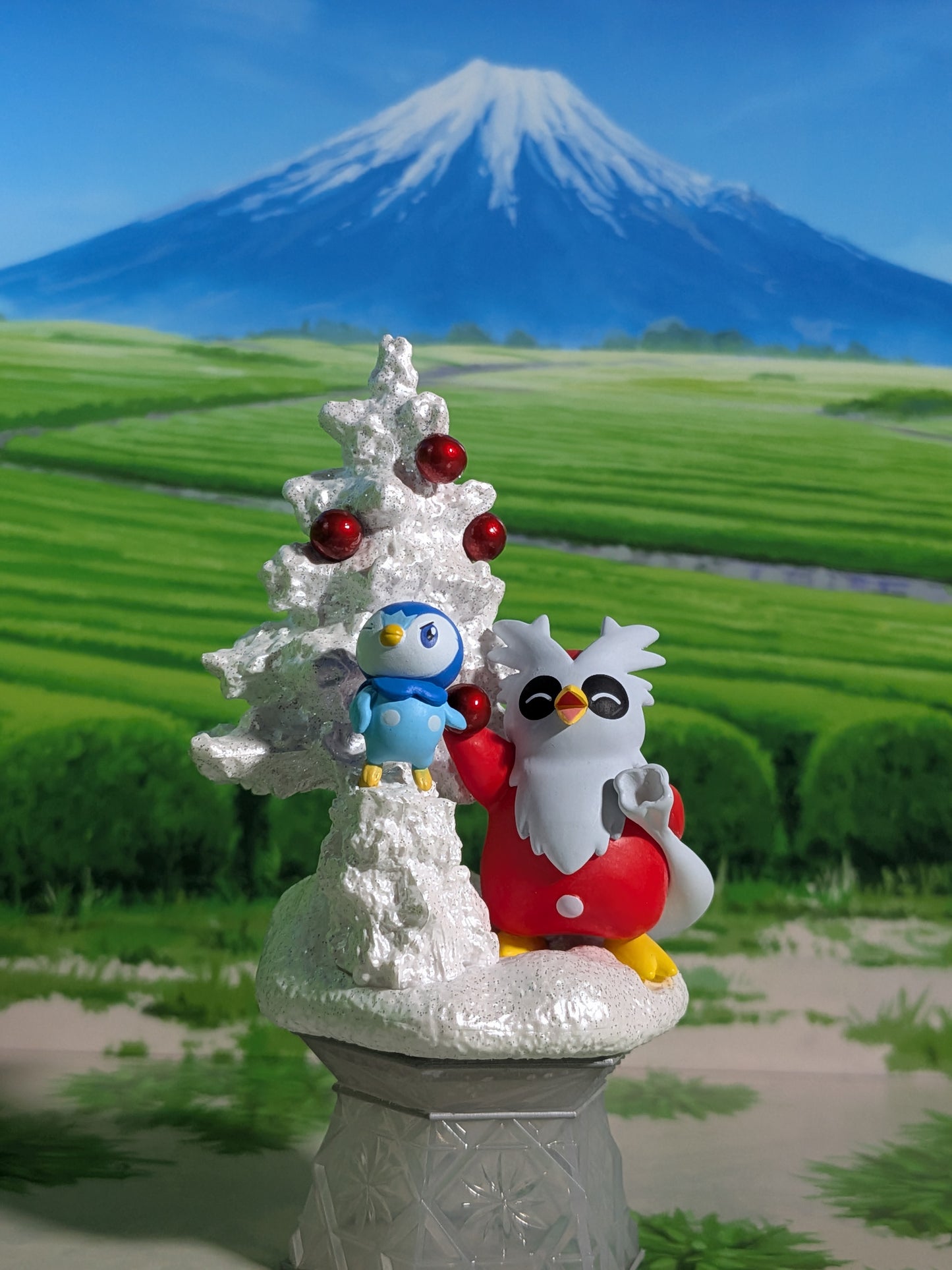 Re-Ment Pokémon - Tiplouf / Piplup & Cadoizo / Delibird - Diamond Dust