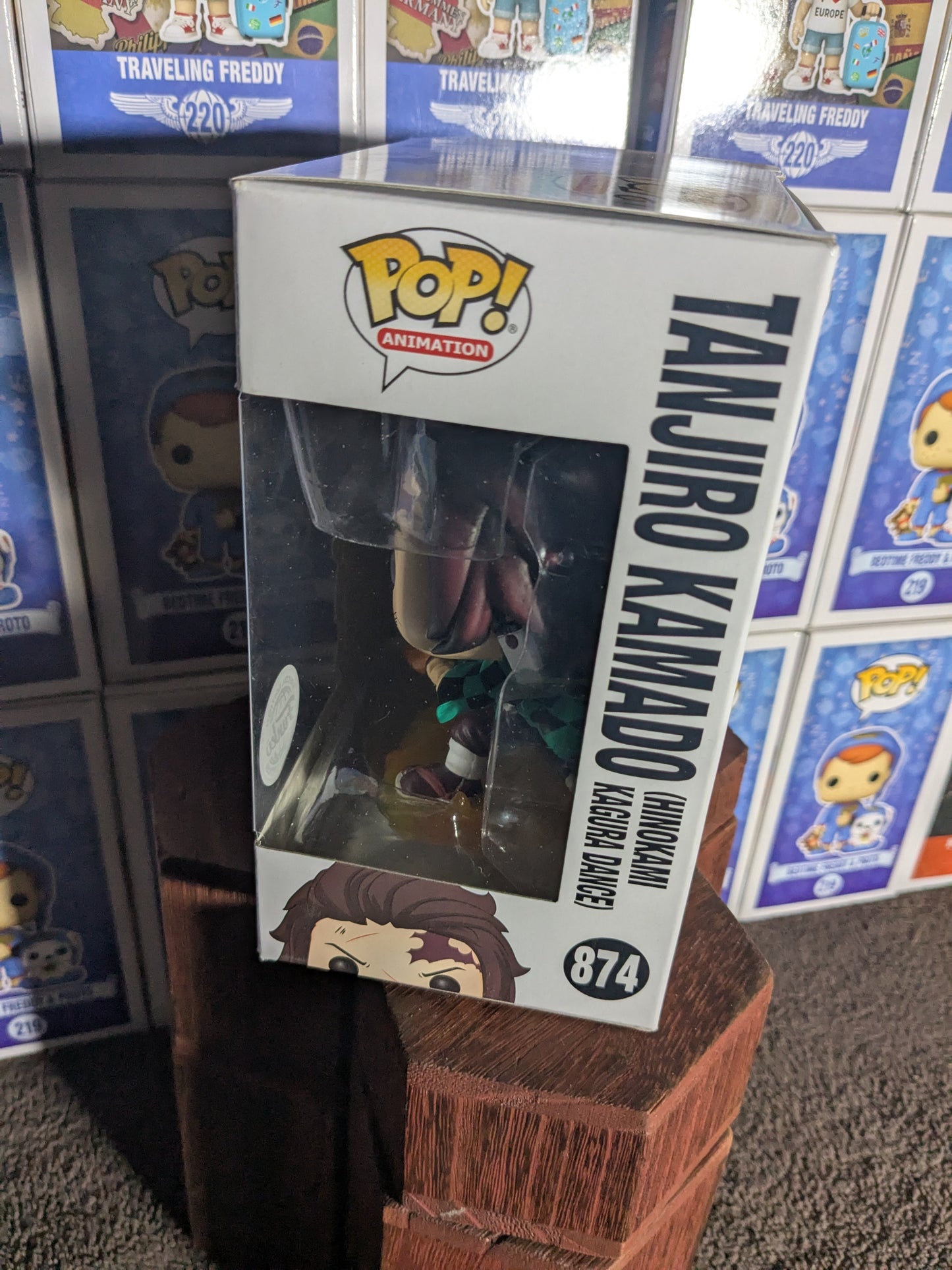 Funko pop 874: Tanjiro Kamado (Hinokami Kagura Dance)