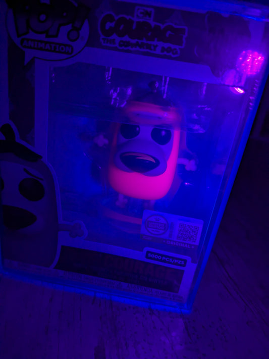 Funko pop Courage The Cowardly Dog #2009 - The Great Eggplant Courage (5000PCS)