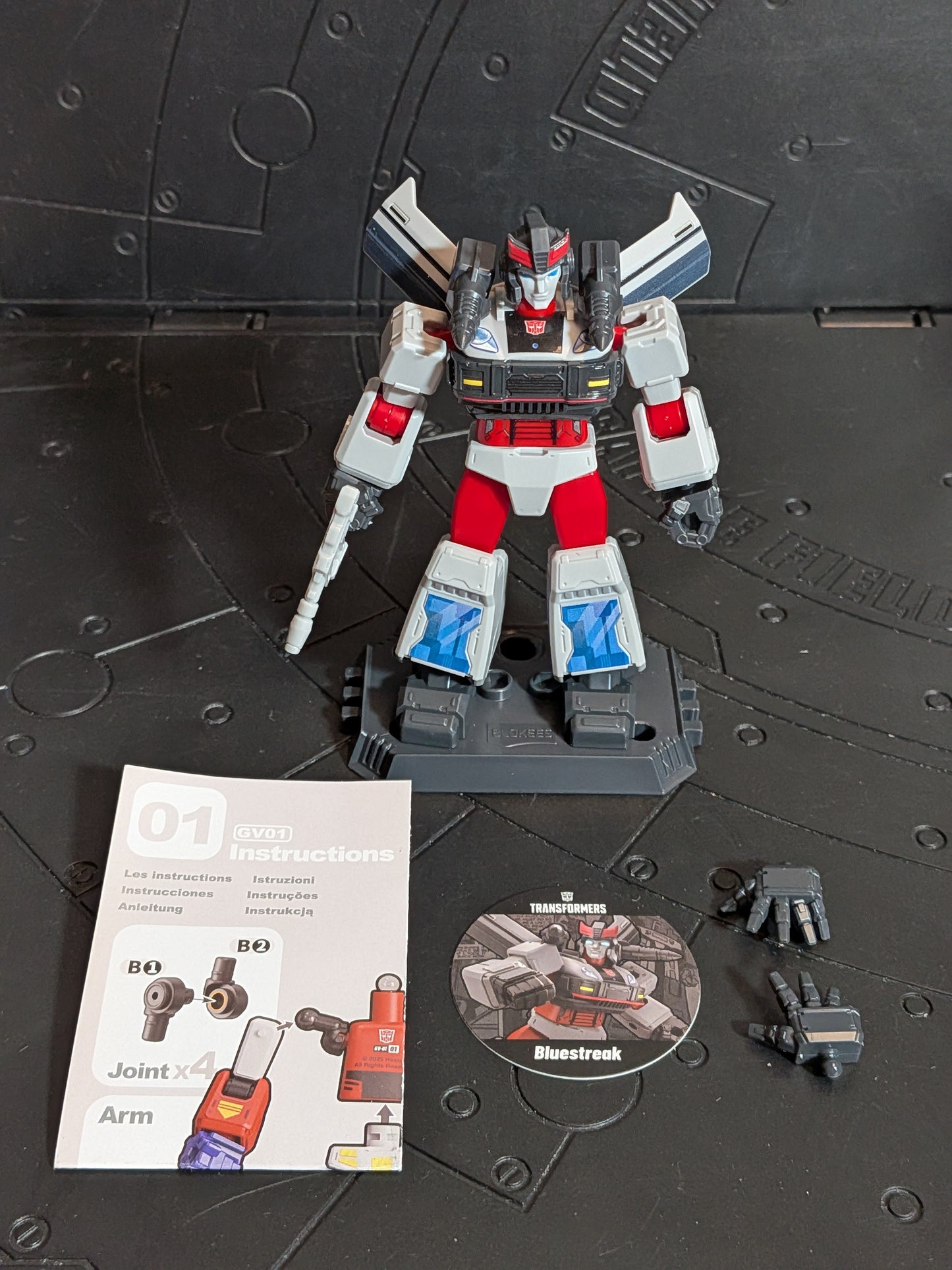 Blokees - Transformers Galaxy Version 01 - Bluestreak (~10-12cm)