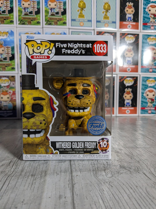 Funko pop 1033 : Withered Golden Freddy