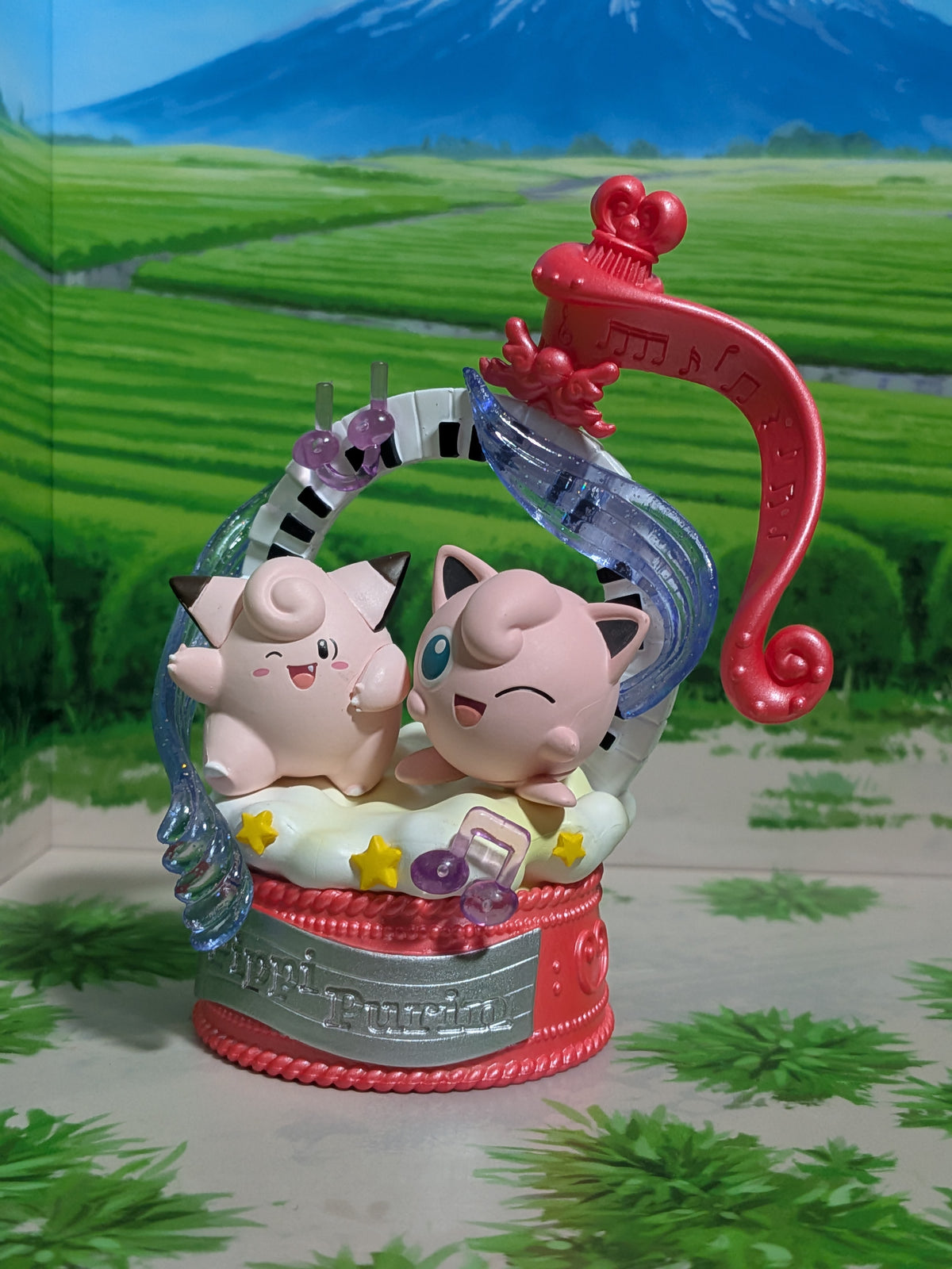 Re-Ment Pokémon Pop Melody Collection - Mélofée & Rondoudou / Clefairy & Jigglypuff (~10 cm)