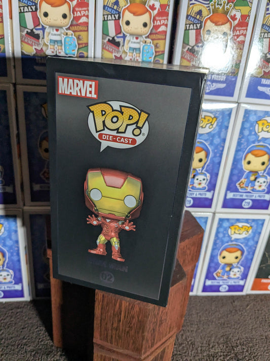 Funko pop 02 : Iron Man Die-Cast - CapyToys