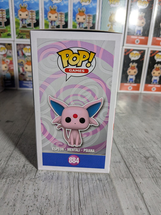 Funko pop 884 : Espeon / Mentali / Psiana (Flocked)