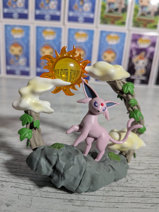 Re-Ment Pokémon - Mentali / Espeon - Circular Diorama