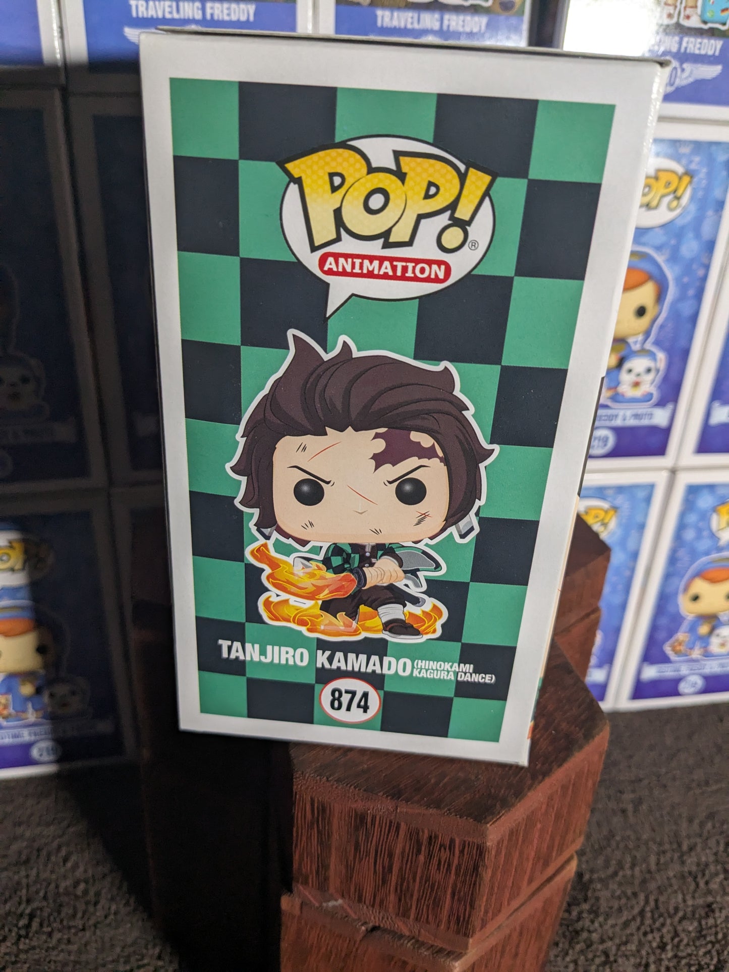Funko Pop 874: Tanjiro Kamado Hinokami Kagura Dance (Chase)