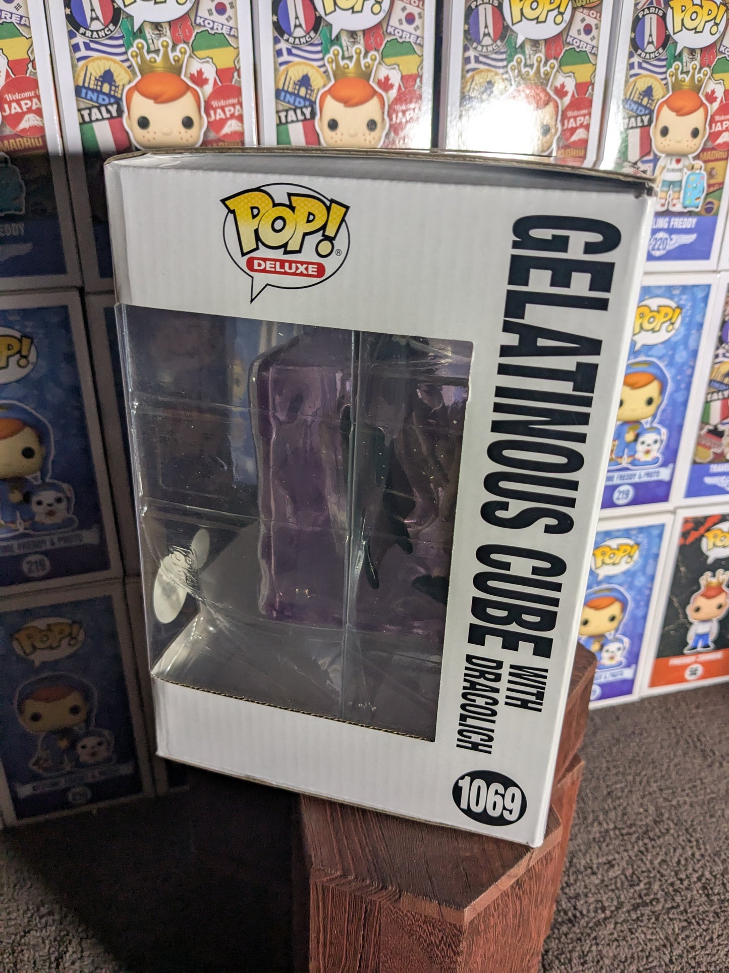 Funko pop 1069: Cubo gelatinoso con Dracolich (plastica luminosa/aperta/danneggiata)