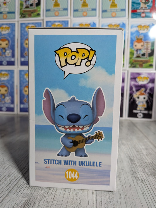 Funko Pop Disney #1044 - Stitch mit Ukulele (Perlmuttglanz)