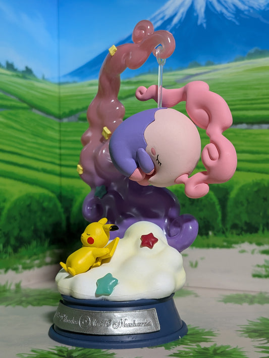 Re-Ment Pokémon Swing Vignette Collection Vol.4 - Pikachu & Mushana | Musharna (~10cm)