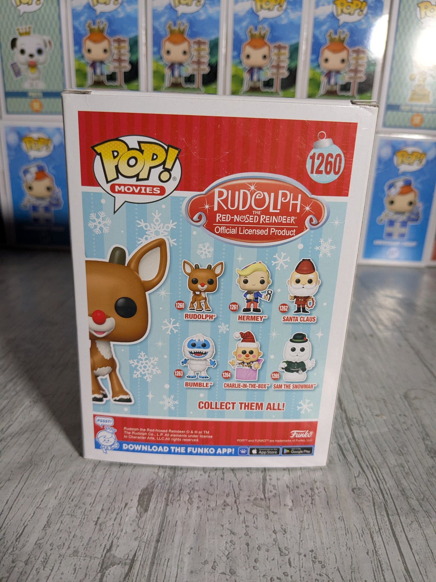 Funko pop 1260 : Rudolph (AE/Flocked)