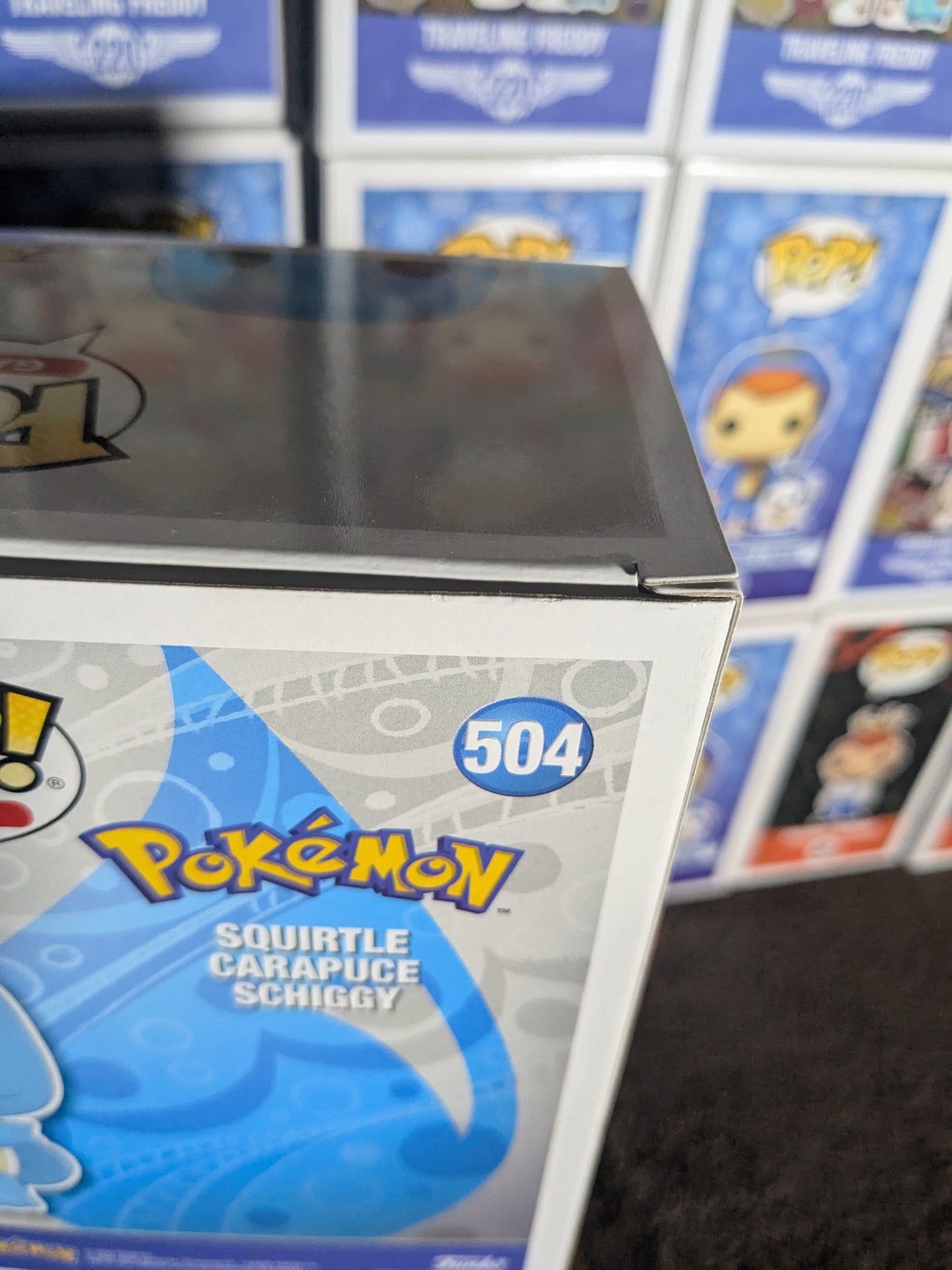 Funko pop 504 : Squirtle / Carapuce / Schiggy (Diamond/SC2021)(Damaged Box)