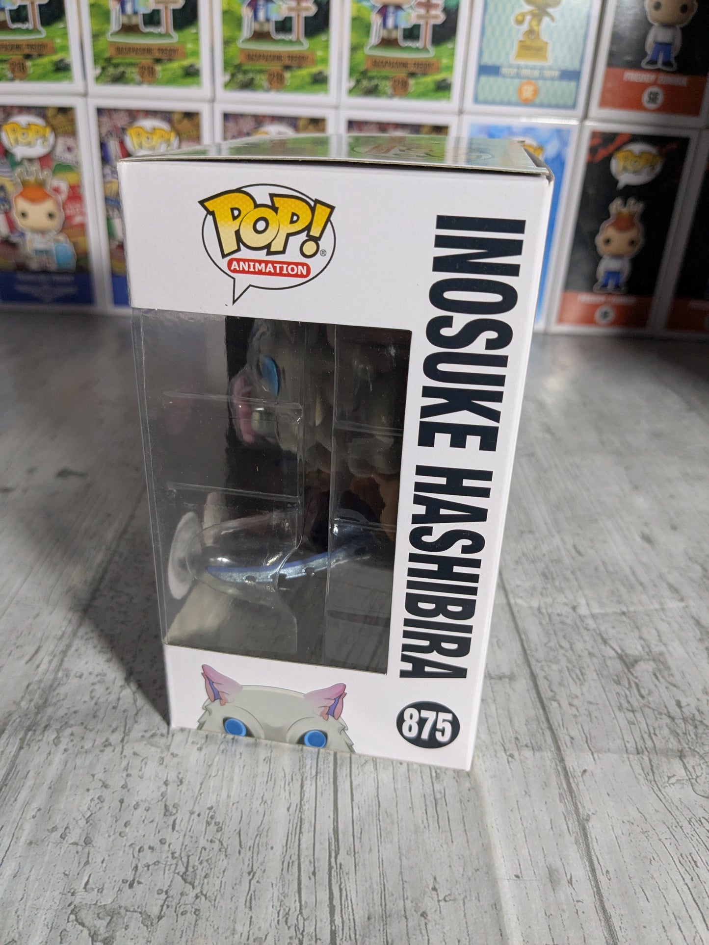 Funko pop 875 : Inosuke Hashibira (Flocked)