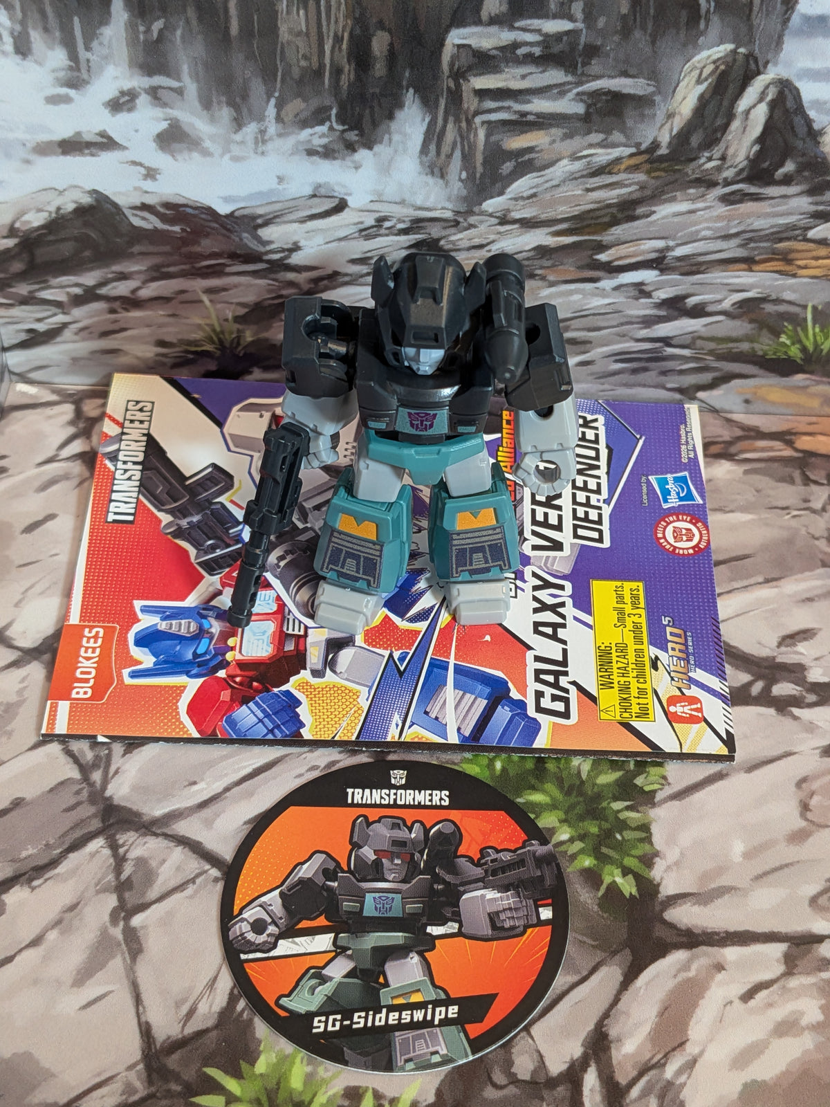 Blokees - Transformers Galaxy Shining (DV01) - SG-Sideswipe (~4-6cm)