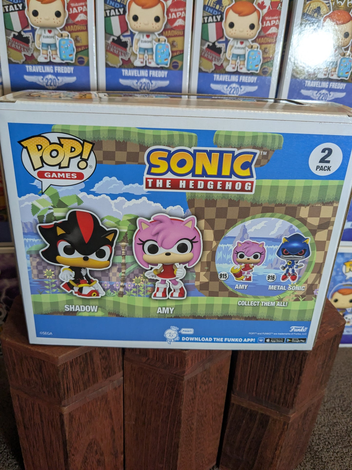 Funko pop : Shadow & Amy (Flocked)