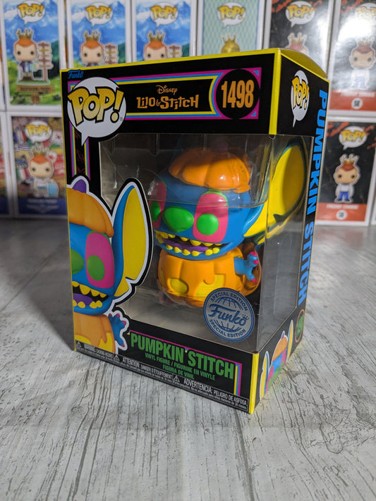 Funko pop 1498 : Pumpkin Stitch (Blacklight)