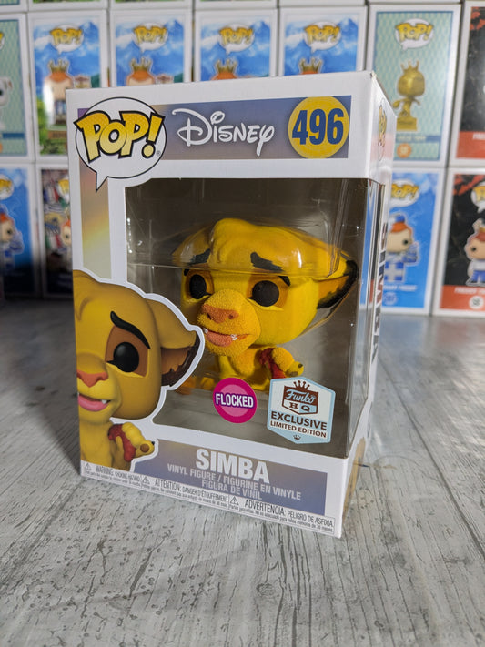 Funko pop 496 : Simba (Flocked/HQE)